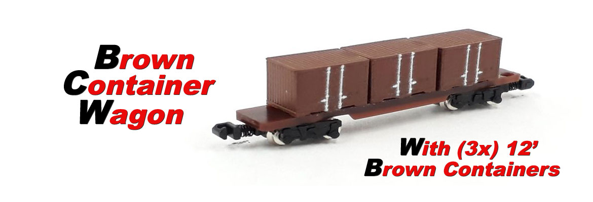 Brown Container Wagon